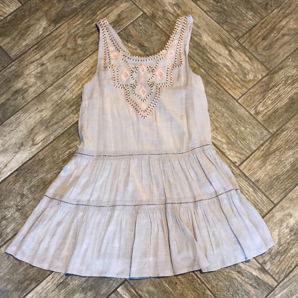 Lavender Drop Waist Dress
